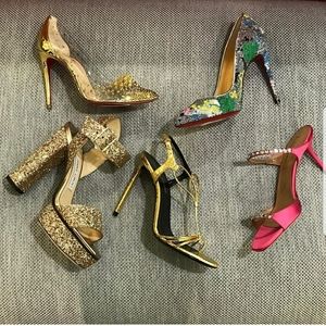 Various female shoes